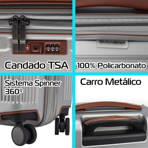 Medium Rigid Crossover Gigi Suitcase 100% Polycarbonate 25