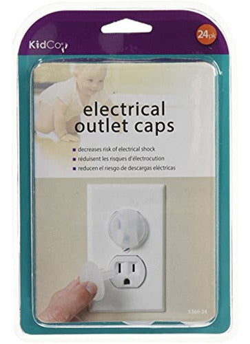 Kidco 24 Count Electrical Outlet Cap 1