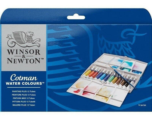 Set De Acuarelas Cotman Winsor & Newton X13 Pìezas 8 Ml 1