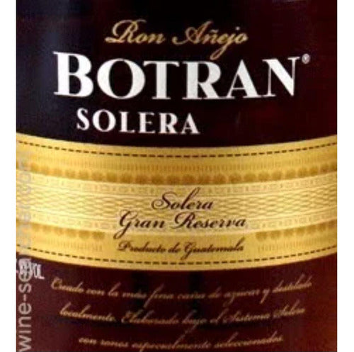 Ron Añejo Botran Solera 18 Años Añejo. Guatemala. 750 Ml 3