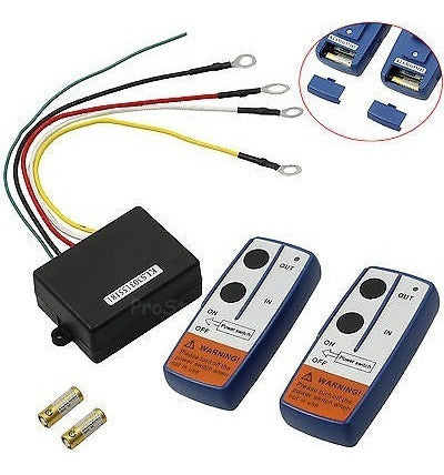 Heavy Duty 12V Wireless Recovery Winch Remote Control Unit Kit 1