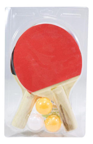 Shen Li Set Ping Pong 2 Paletas + 3 Pelotas 2