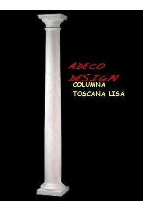 Adeco Design Columna Cemento Toscana Lisa 2.25 Dorica Fabrica 3