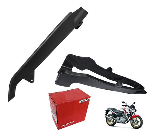 Guia Corrente Balanca Honda + Protetor Cb 300 2009 Ate 2015 0