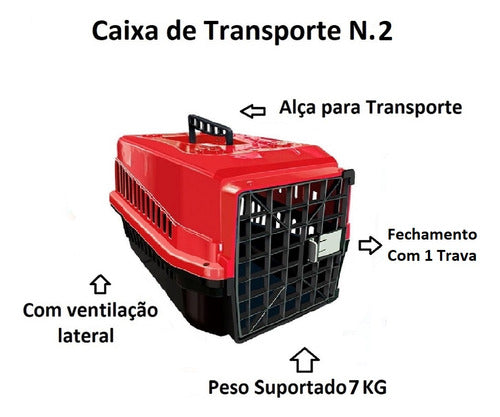 Mordedor Corda Interativo + Caixa Transporte Pet N2 Chalesco 1