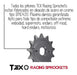 TEX Sprockets Piñon De Transmision Honda Xr 250 R 1990 A 1995 2