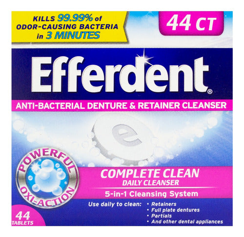 Efferdent Tabletas Limpiadoras Protesis Dentales X 102 0