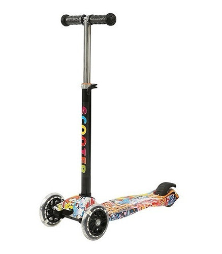 Folding Aluminum 3-Wheel Kids Scooter with Silicon Wheels 15