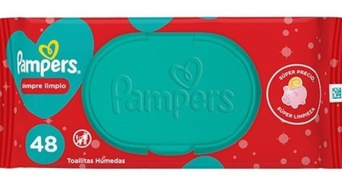 Toallitas Húmedas Pampers 3 X 48 Siempre Limpio 0