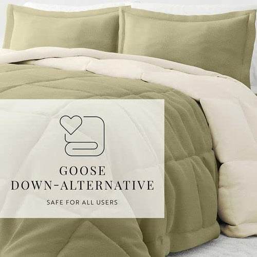 Linen Market Reversible Twin Comforter Set (3 Piezas) - Trai 1