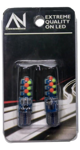 Extreme LED T10 Multicolor Position Lamp 12 Sets !! An-648 0