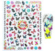 Self-Adhesive Nail Stickers - Butterflies - Nail Art 31