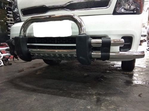 Defensa Kia Bongo Acero Inox 5