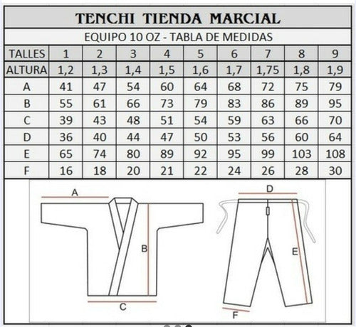 Tenchi Jiujitsu Gi (Medium Thickness) 2