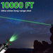 Geko Green Laser Pointer 500 Mw 303 Rechargeable Battery Charger 220v 6