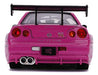 Jada Toys Hello Kitty 1:24 Nissan Skyline Gt-r R34 Coche De 3