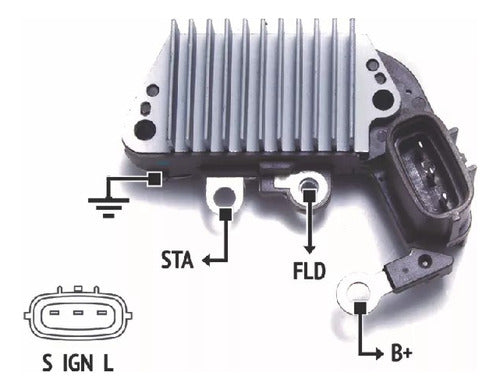 Regulador De Voltaje Alternador Nipondenso Rnn 001630 0