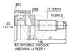 CVJ Homocinetica Subaru Forester 4x2 C/abs 27/30 Estrias 1