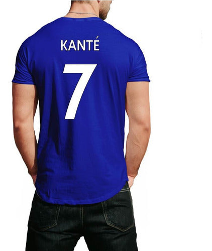 Chelsea Fan Cotton Shirts 9 Lukaku, 7 Kanté, 10 Pulisic Et 24