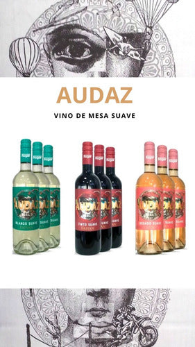 Vino Suave Audaz 750 Ml ( Faisan) 1