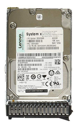 Lenovo Disco Duro 300GB SAS 00WG660 0