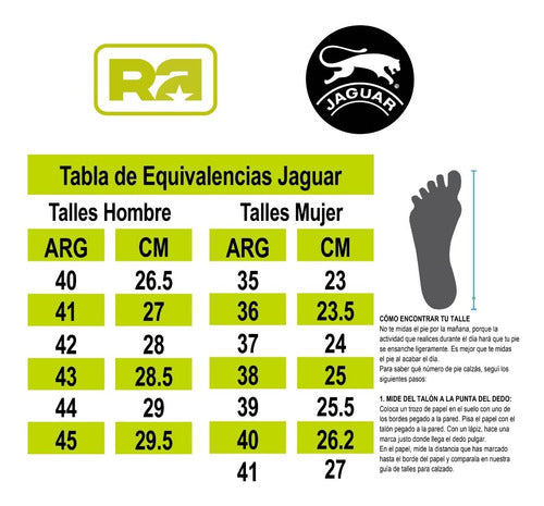 Jaguar Zapatillas Running Hombre 9037 Deportivo Negro Ras 5