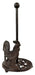 De Leon Collections Brown Rustic Western Cast Iron Paper Towel Holder 1