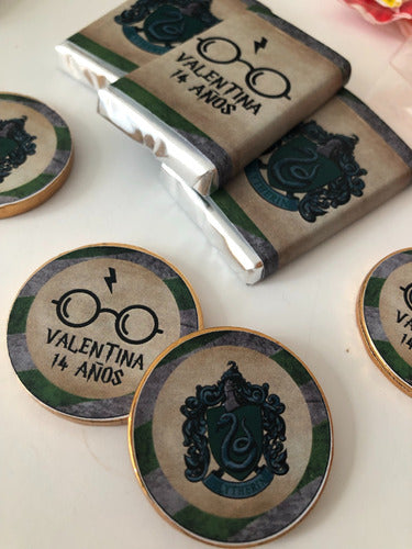 Golosinas Personalizadas X 10 Candy Bar Slytherin 6