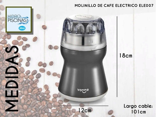 Molinillo De Granos De Café Semillas Pimienta Y Frutos Secos 5