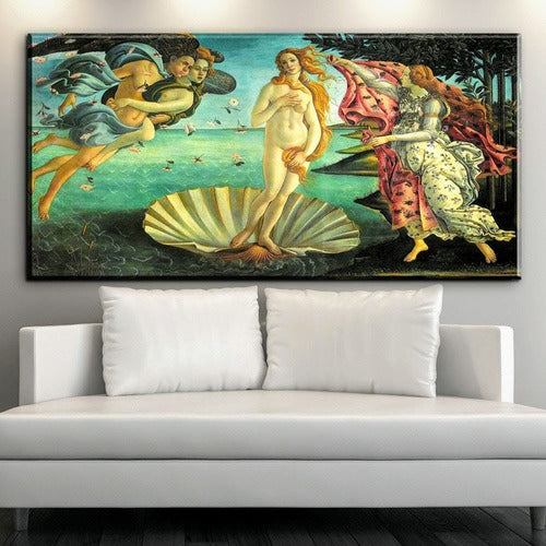 Botticelli The Birth of Venus Canvas Print 50x100 1