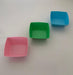 Set of 12 Pastel Color Mini Plastic Casseroles for Parties 4