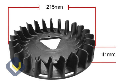 Ventilador Turbina Motor 11 13 15 16hp Gx390 420 Sensei Negr 1