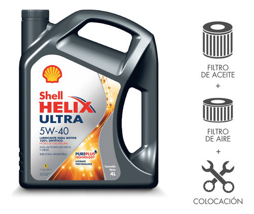 Shell Official Store - Oil Change Kit for Peugeot 207 1.4 HDi 70 (DV4TD/TED/TED4. DV4C) 02/06 0