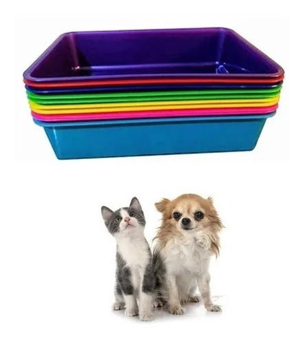 Oasis Litter Box Tray + Litter Scoop 1