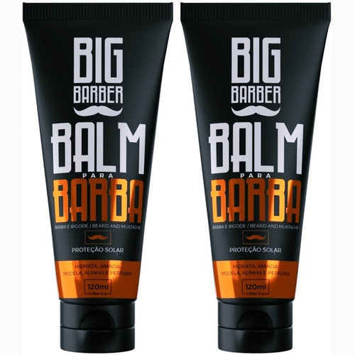 Balm Para Barba Big Barber 120ml Aftershave Fardo 2 Unidades 0