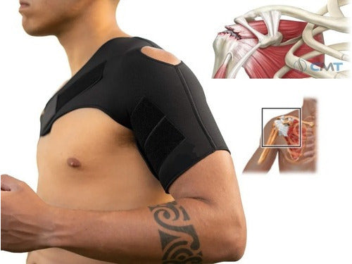 D.E.M.A. Unisex Shoulder Brace for Rotator Cuff Injuries - Universal 7