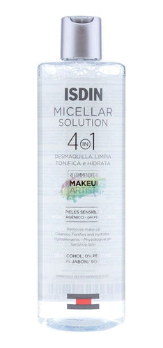 Isdin Micellar Solution 4 in 1 Makeup Remover Facial Cleanser Toner Moisturizer 0