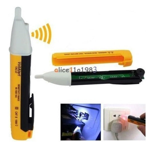 VHEX Voltage Tester Pen 90 - 1000 V LED Light 1