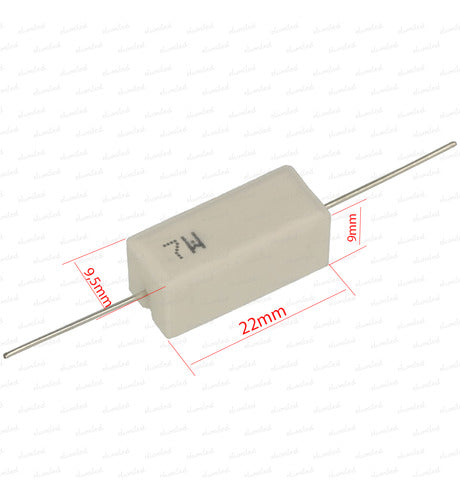 Cosonic 5 Cemented Ceramic Resistors 7W 470 Ohm 470R 470E 1