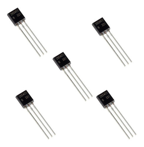 Pack of 5x 2N5401 NPN 150V 600mA TO-92 Transistors for Arduino by Nubbeo 0