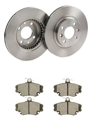 FRENOS SB Brake Disc and Pad Kit for Renault Megane 1 Kangoo 1 Clio 2