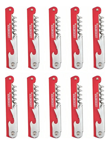 Loekemeyer Set of 10 Double Action Wine Corkscrews 0