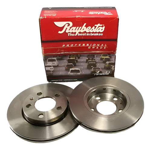 Raybestos Ventilated Brake Disc Set for Chevrolet Vectra 0