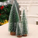 Uniprimebbq Mini Arbol De Navidad C/base De Madera - 4 Piezas 3