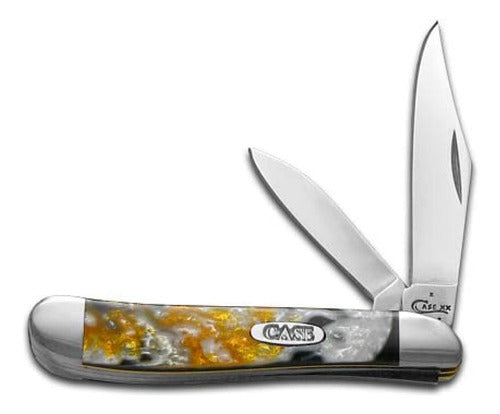 Case XX Smokey Sunrise Corelon Peanut Stainless Pocket Knife 0