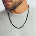 Waitsoul Black Chain Necklace for Men and Women 1