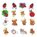 130 Embroidery Machine Matrices for Ladybugs - Cow Patterns Set 1