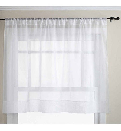 URUDECO Tela De Cortinado - Voile Fantasía - Beige 0