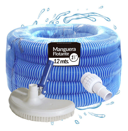 Vulcano Pool Cleaning Kit: 12 Meter Hose + Accessories 1