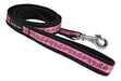 Dogs My Love Cotton Fabric Dog Leash 4.5 Feet Long 1 Inch Wide 0